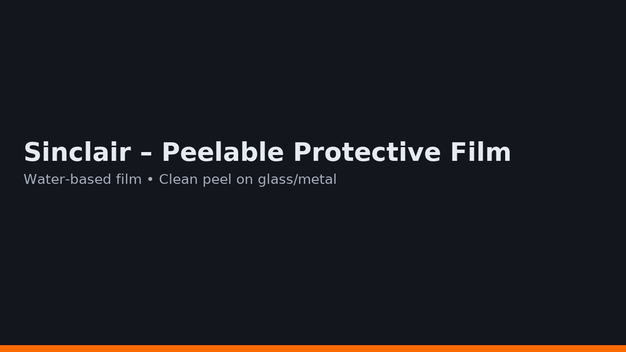 Sinclair Coating container photo